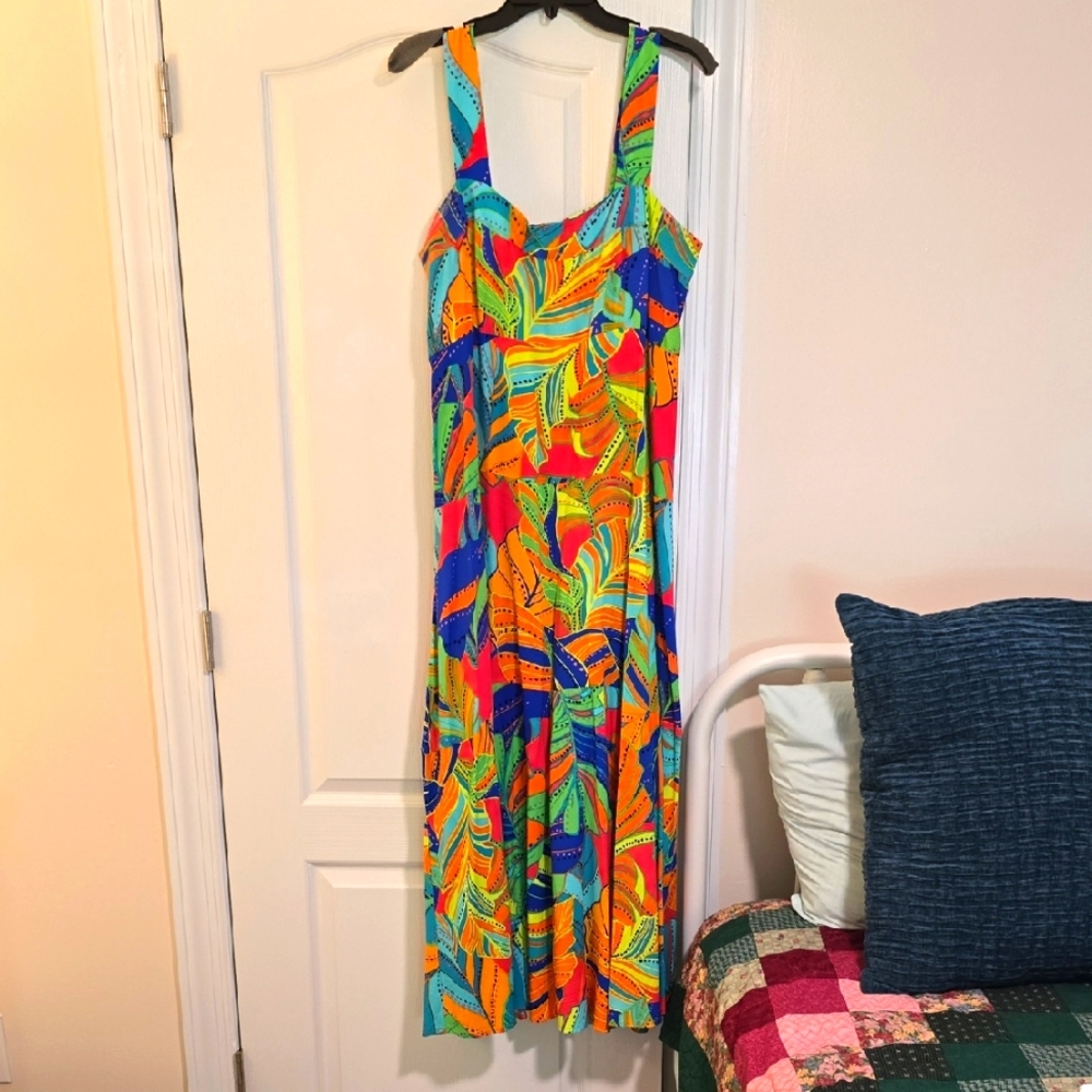 1. State Vibrant Multicolor Maxi Dress